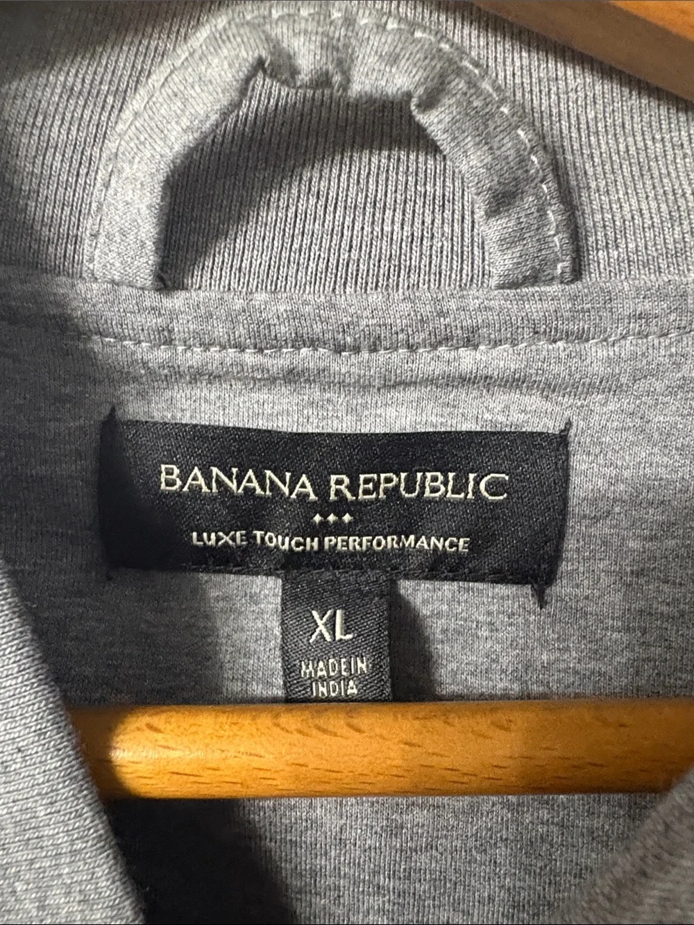 Banana Republic Men's Light Gray Zip-Up Knit BomberJacket